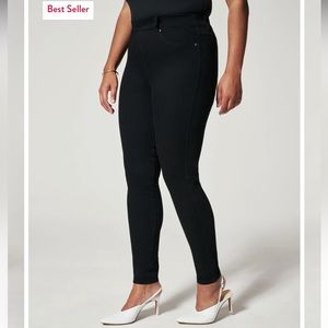 Black skinny jeans | Spanx | Petite XS